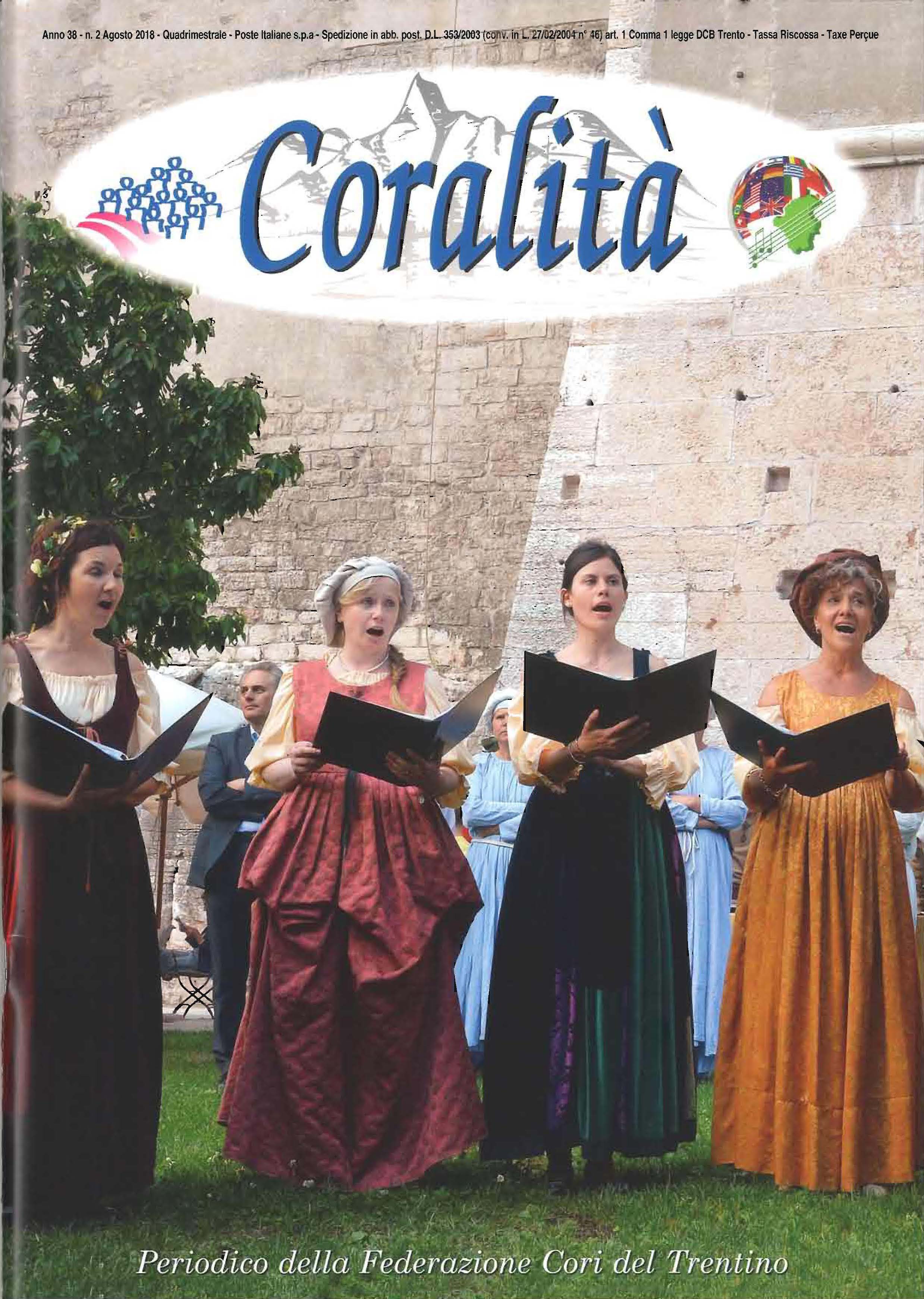 Coralità - Anno 38 - n. 2 agosto 2018